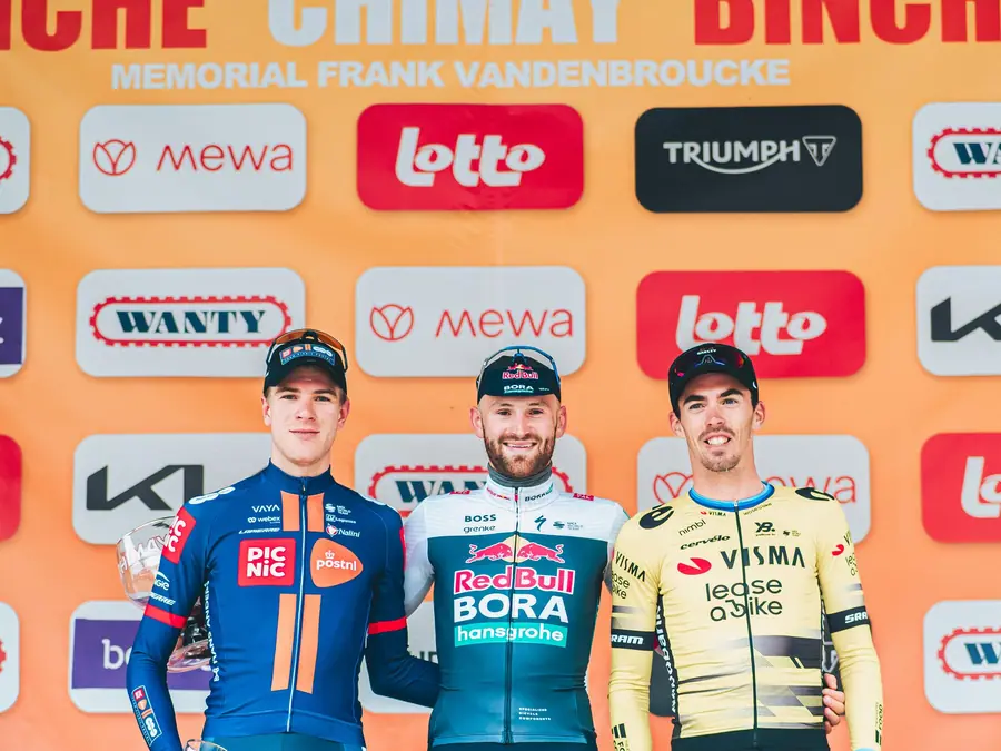 Le podium masculin 2025, Jordi Meeus vainqueur